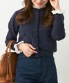 新色追加手洗い可ニットトップスレディースかわいいきれいめオフィス秋冬大人セットアップ対応ジョイントスペース