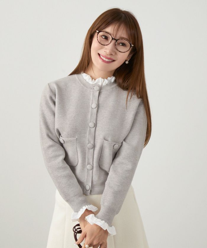 新色追加手洗い可ニットトップスレディースかわいいきれいめオフィス秋冬大人セットアップ対応ジョイントスペース