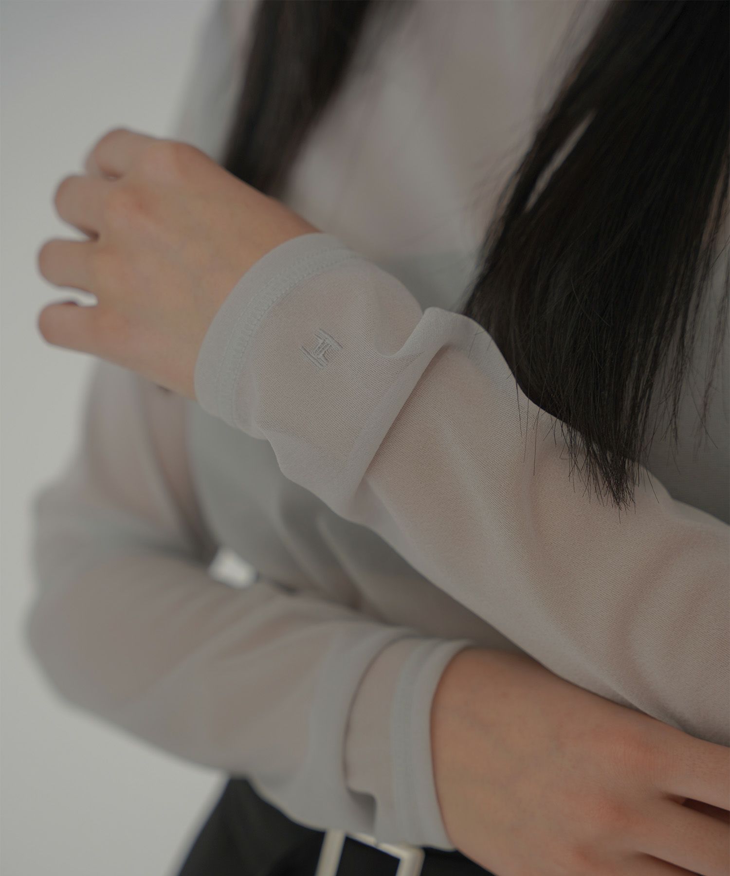 オリジナル 刺繍 シアー カットソー KINO THE KEI