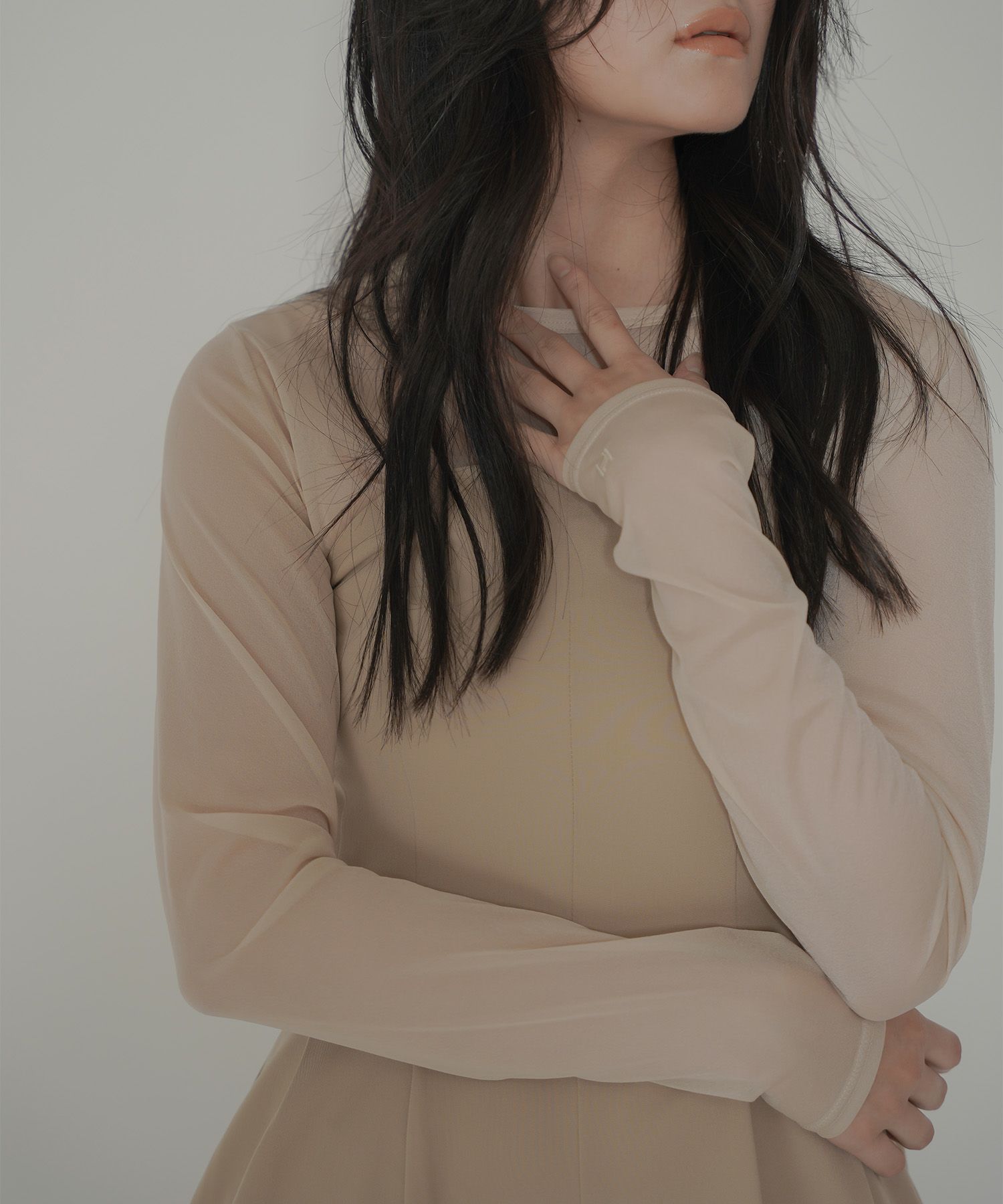 オリジナル 刺繍 シアー カットソー KINO THE KEI