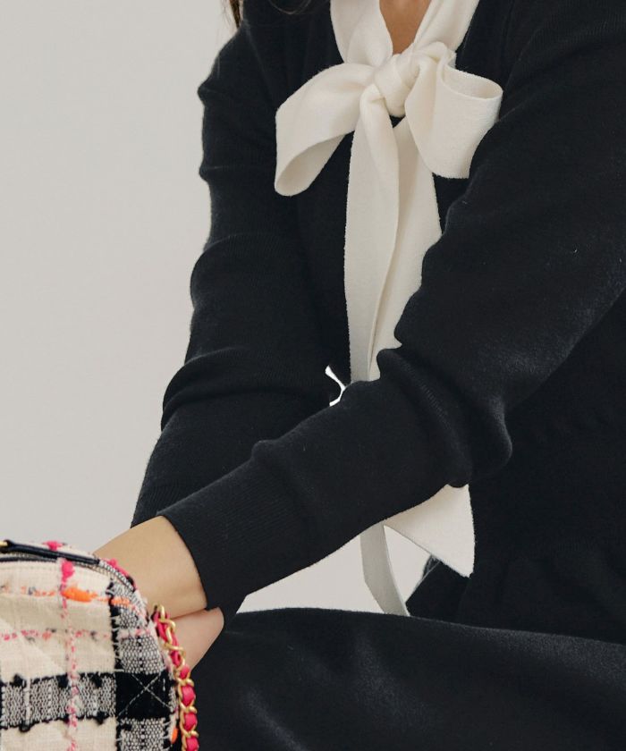 新色追加 手洗い可 長袖 ロング レディース 秋 春 フレア 黒 可愛い オフィス きれいめ ジョイントスペース