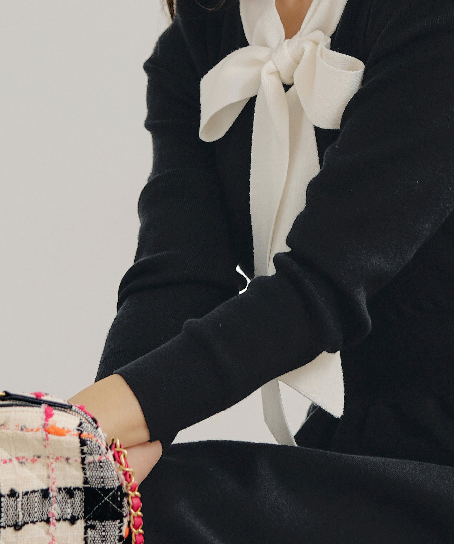 手洗い可ニットワンピース長袖ロングレディース秋春フレア黒可愛いオフィスきれいめジョイントスペース