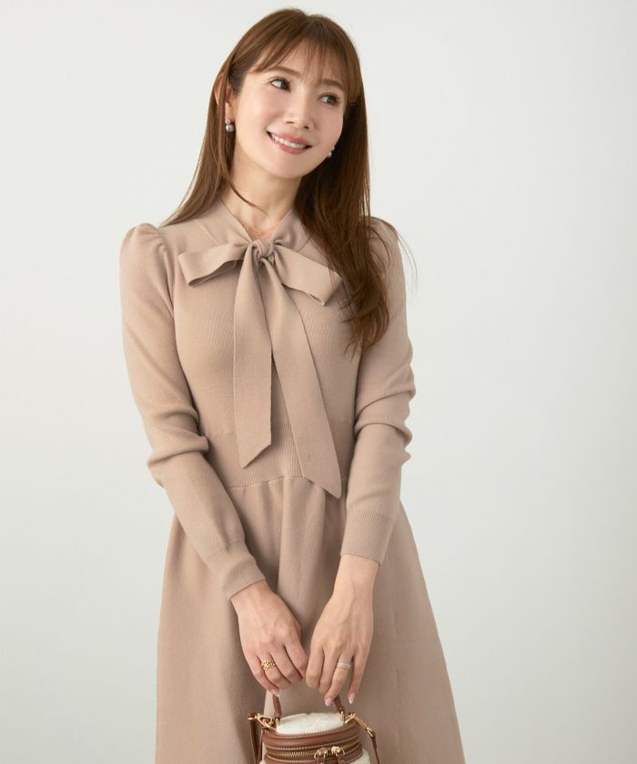 新色追加 手洗い可 長袖 ロング レディース 秋 春 フレア 黒 可愛い オフィス きれいめ ジョイントスペース