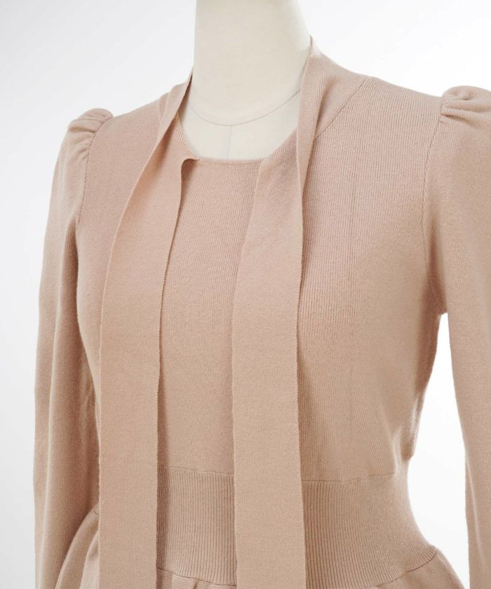 新色追加 手洗い可 長袖 ロング レディース 秋 春 フレア 黒 可愛い オフィス きれいめ ジョイントスペース