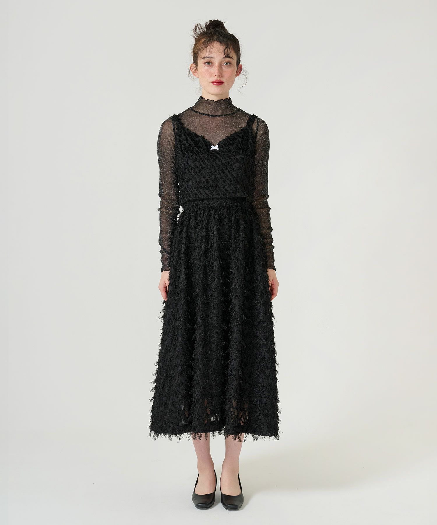 ジプソフィア Fleuri Tee & 買い求めれ Fleuri Skirt セットアップ