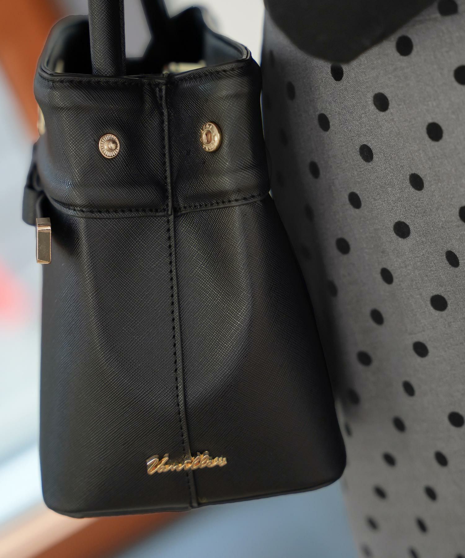 レディース/バッグ/小物/ハンドバッグ/おしゃれバッグ/トートバッグ/リボン/ミニ/コンパクト/ショルダー/ハンドル/配色/オフホワイト/ベージュ/ブラック/ホワイト/黒/クリスマス/デート/トレンド