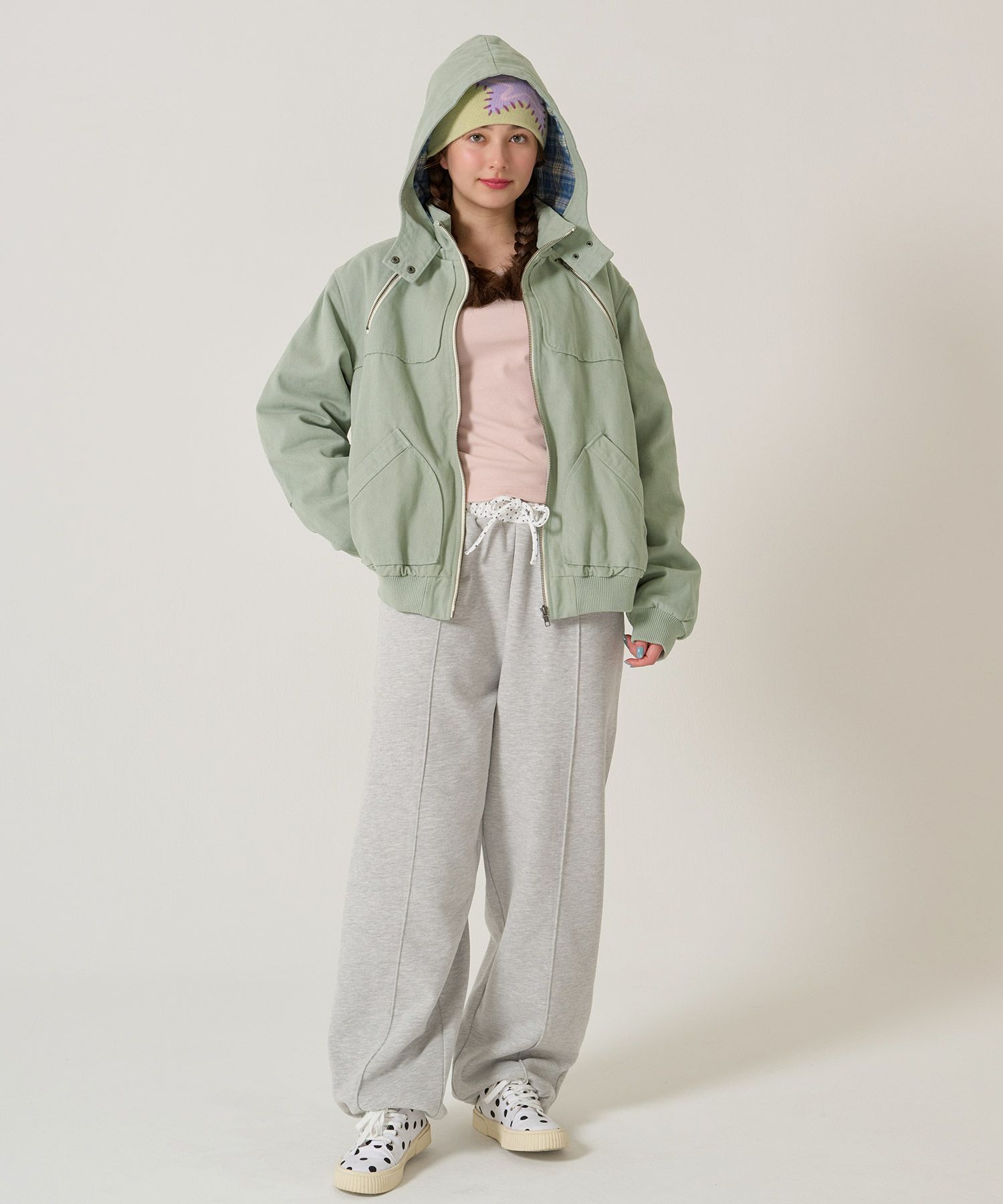 アウター/ジャケット/フード付き