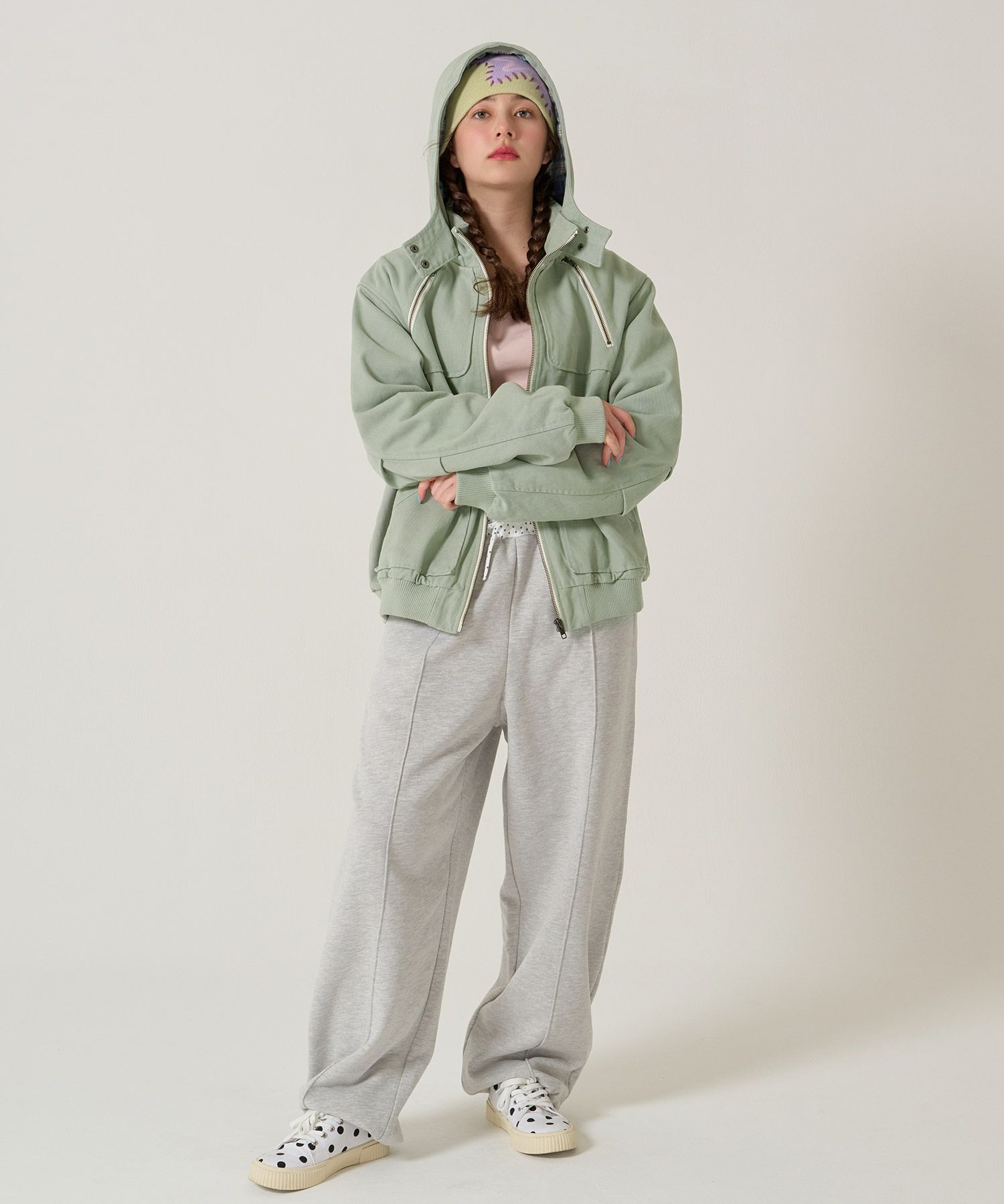 アウター/ジャケット/フード付き