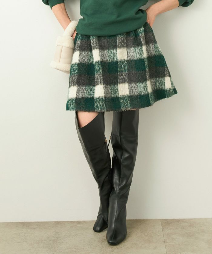 新色追加 手洗い可 ボトムス レディース スカート 柄 かわいい 大人 きれいめ コーデ 冬 ジョイントスペース