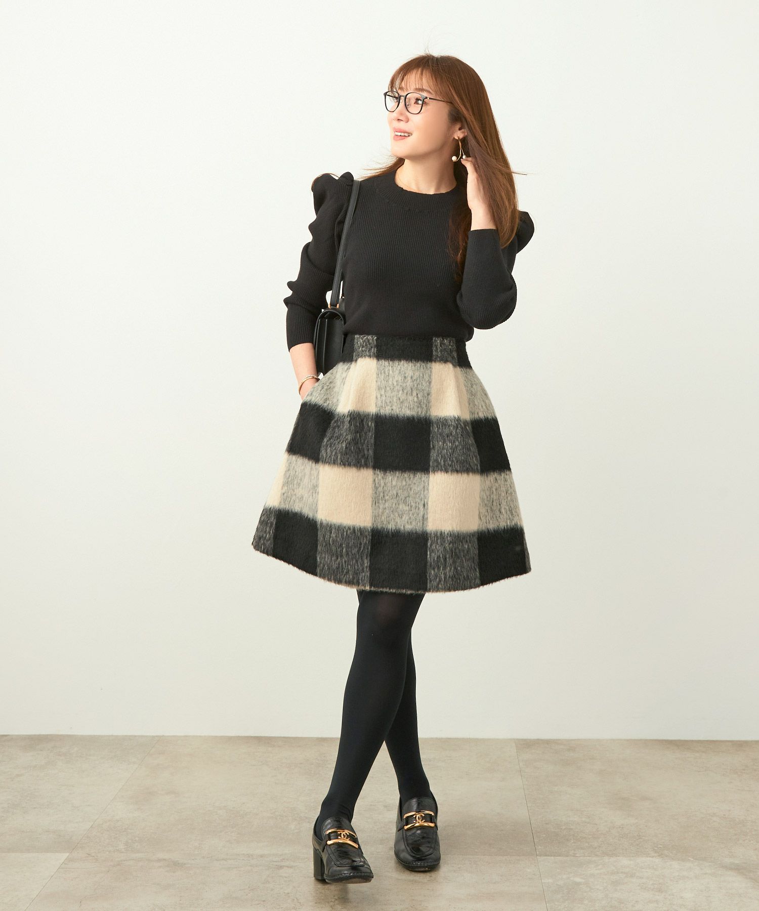 新色追加 手洗い可 ボトムス レディース スカート 柄 かわいい 大人 きれいめ コーデ 冬 ジョイントスペース