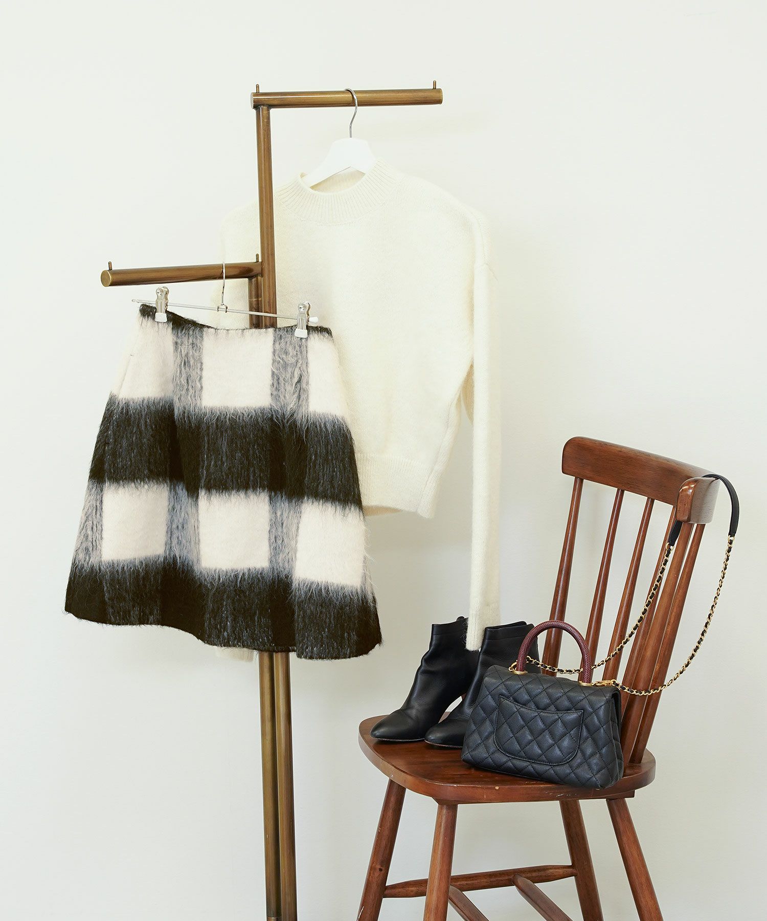 新色追加 手洗い可 ボトムス レディース スカート 柄 かわいい 大人 きれいめ コーデ 冬 ジョイントスペース