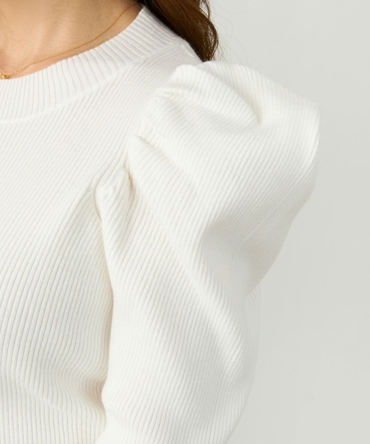 手洗い可ニットトップス秋春冬白黒長袖レディースかわいいきれいめオフィスジョイントスペース