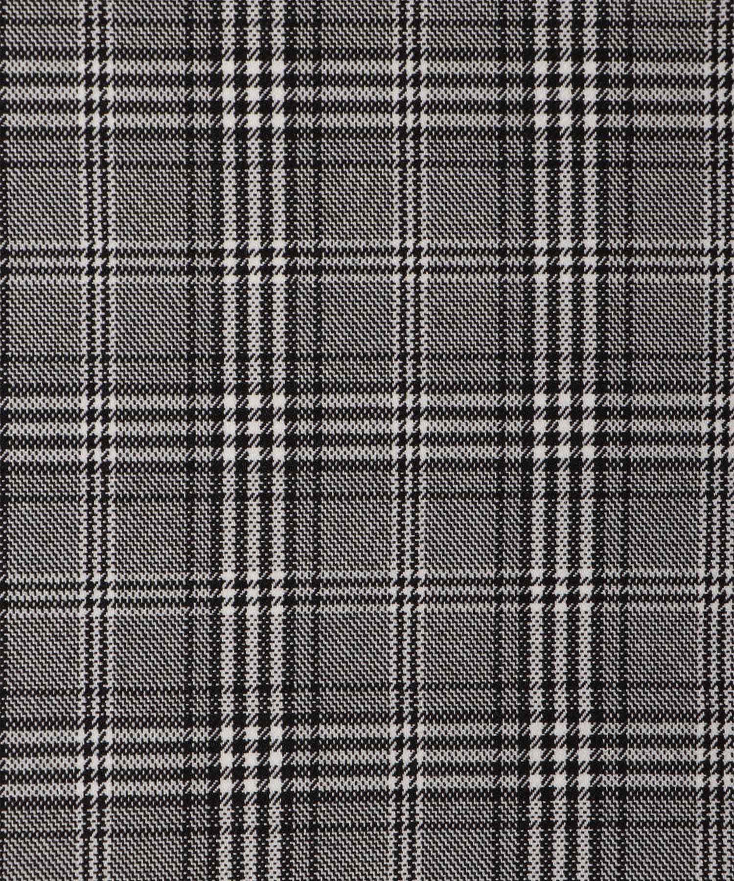 トレンド 秋冬 上品 ドレスライク デイリー ストレッチ タック ギャザー フレア ロング/千鳥格子/グレンチェック/M