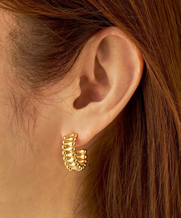 ボリューム リング ピアス イヤリング Volume Ring Pierce Earring