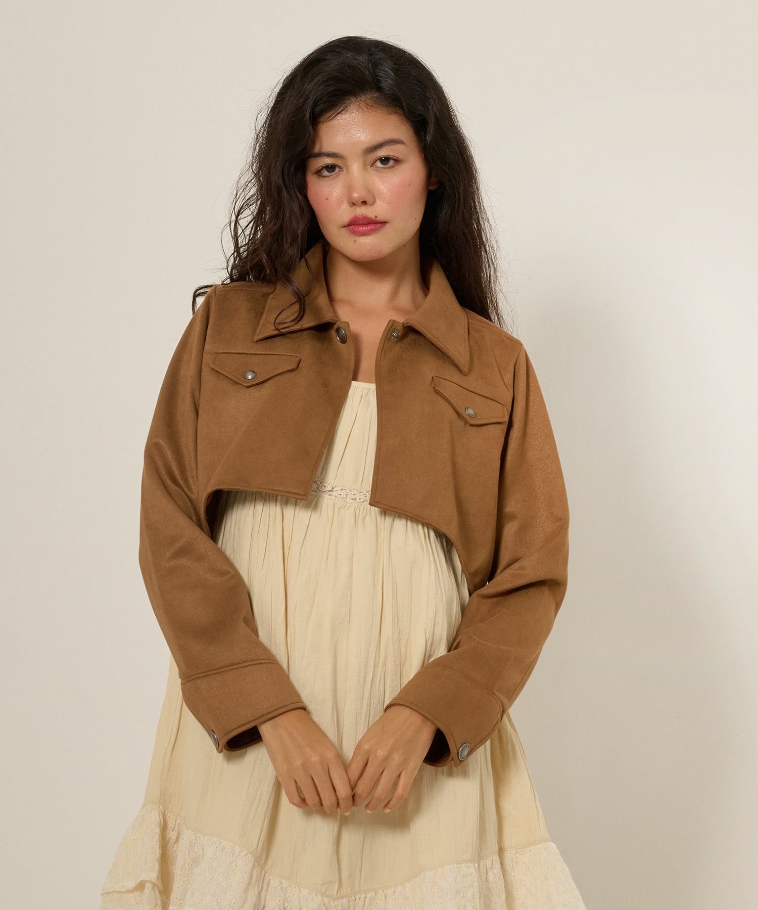 フェイクスエード/ジャケット/アウター/ボレロ