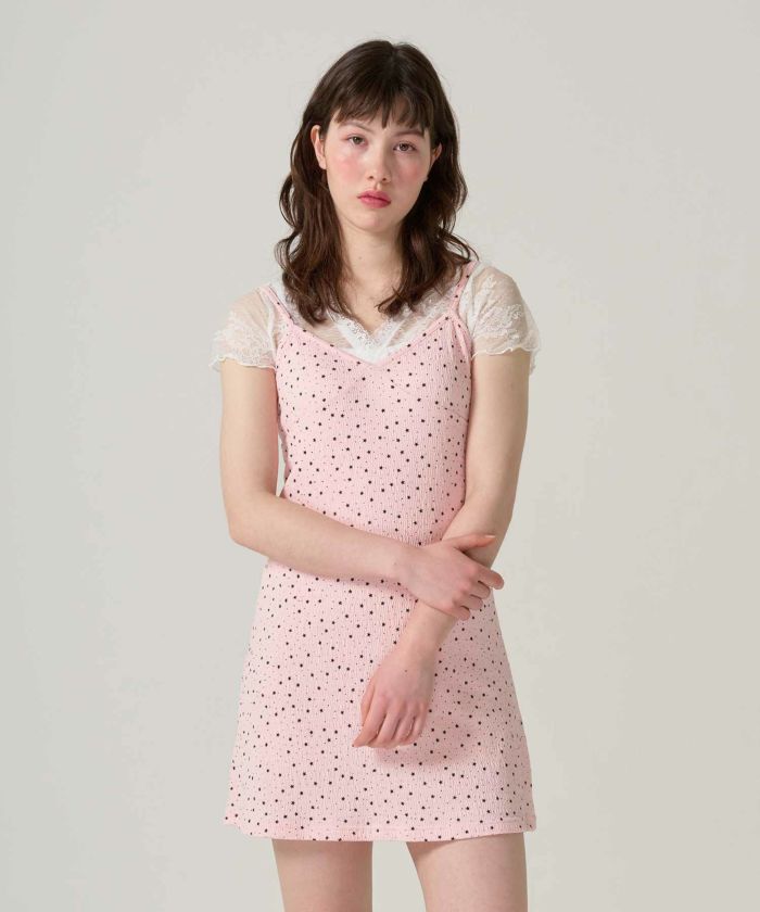 FINAL-SALE カシュクール風 レーストップス TINA：JOJUN 全2色
