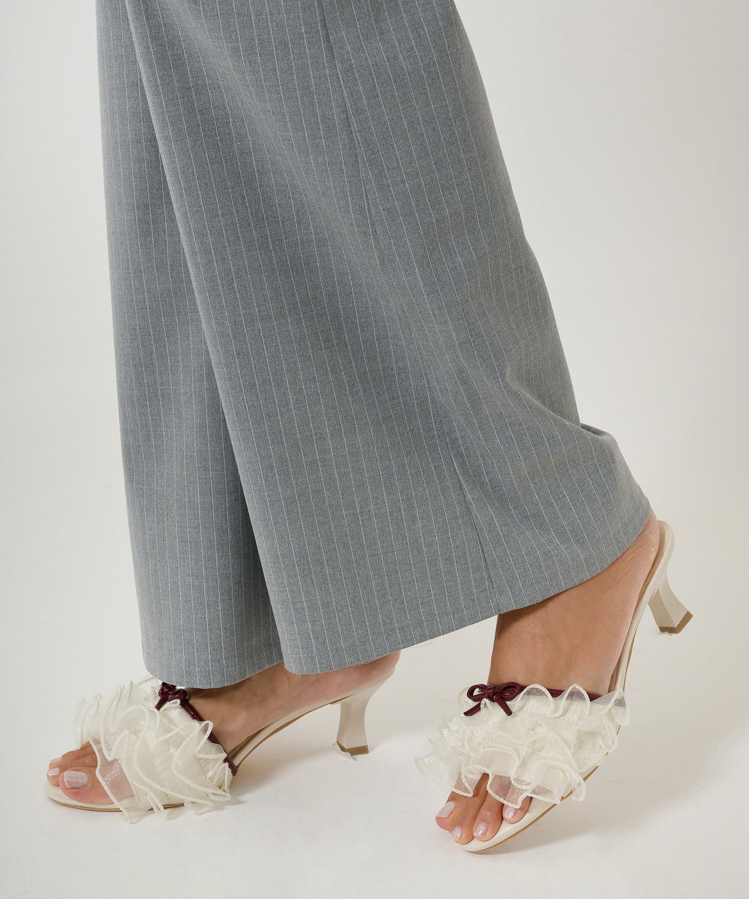 シューズ/グッズ/ミュール/フリル