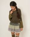 フリルラップレイヤード ショートパンツ TINA：JOJUN 全2色