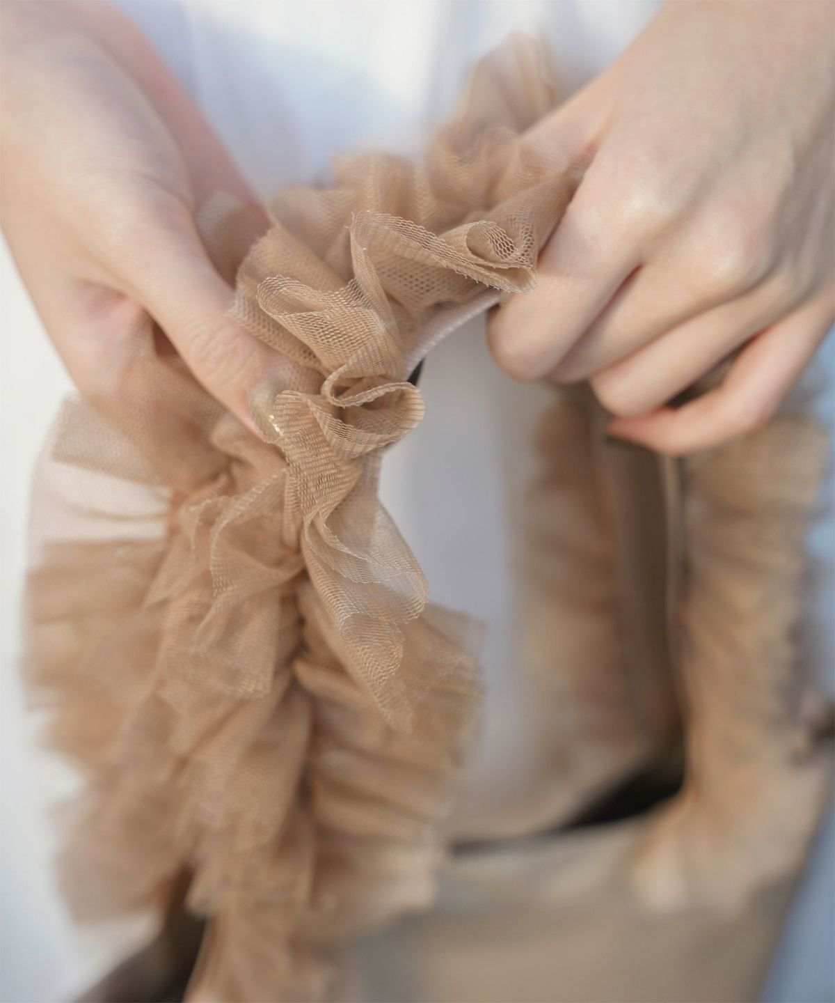 セレクト フリル 鞄 肩掛け サブバッグ レディース かわいい おしゃれ 入園 ジョイントスペース