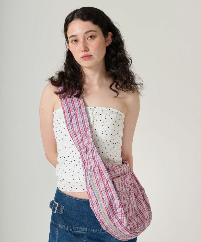 チェック/バッグ/ショルダーバッグ/トラベル/学校/仕事