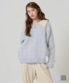 TINA：JOJUN ニット セーラーカラー ニットプルオーバー