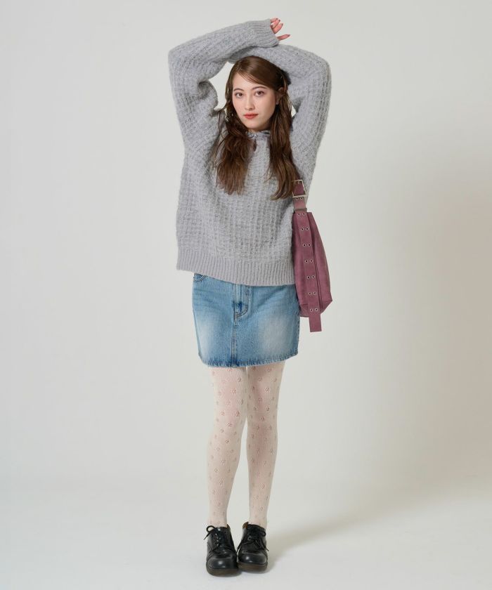 TINA：JOJUN（ティーナジョジュン）の「ハート刺繍入り ニット