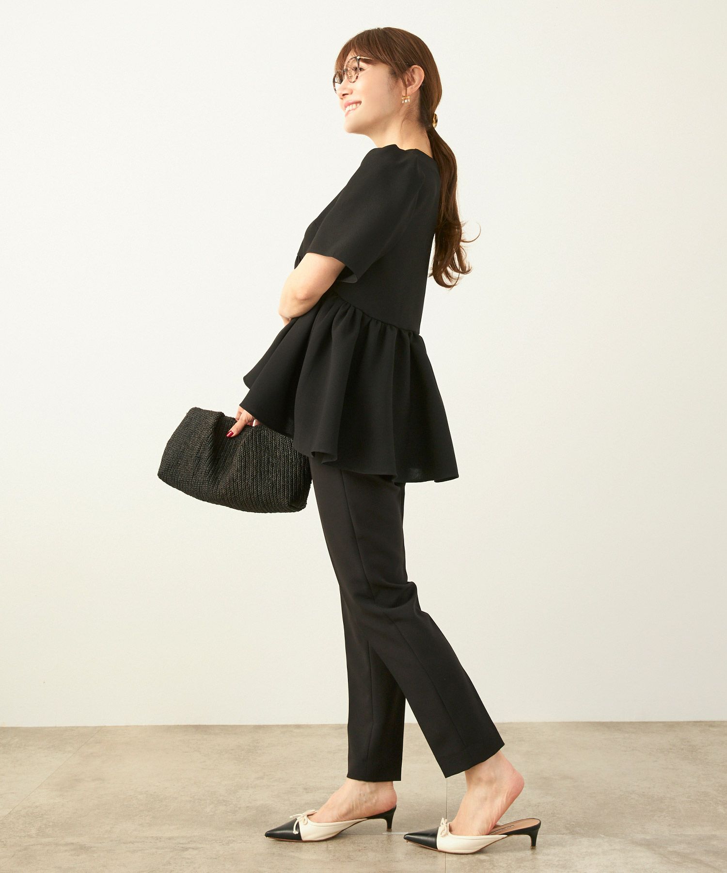 新色追加手洗い可S/M/Lレディース大人女子同窓会入学式卒業式セレモニーオフィスネイビー黒大人美脚ジョイントスペース