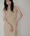 アシンメトリー ドレープ キャミ ワンピース KINO THE KEI