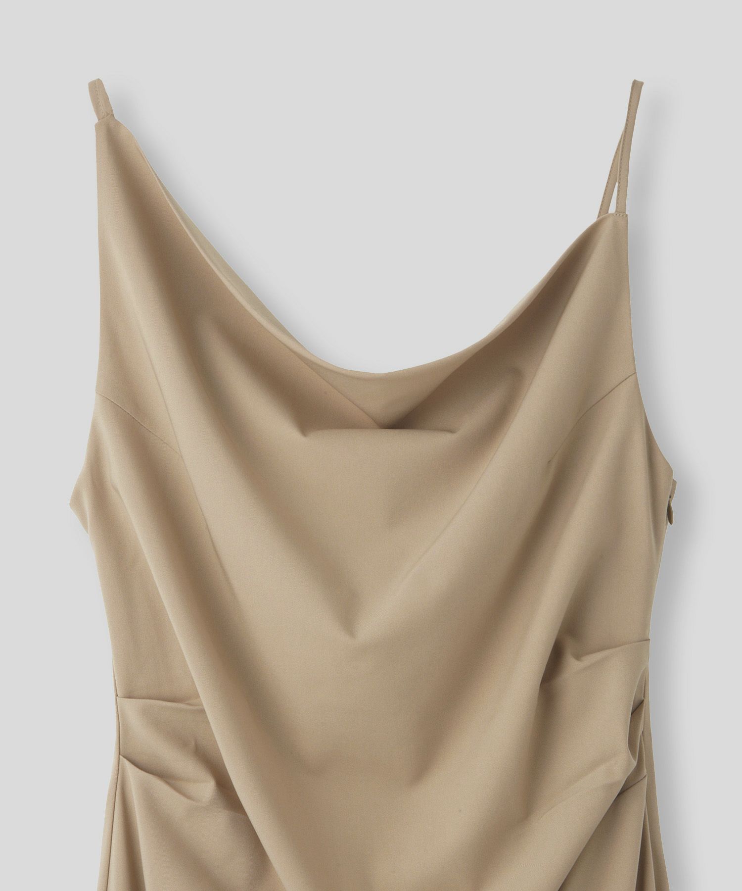 アシンメトリー ドレープ キャミ ワンピース KINO THE KEI