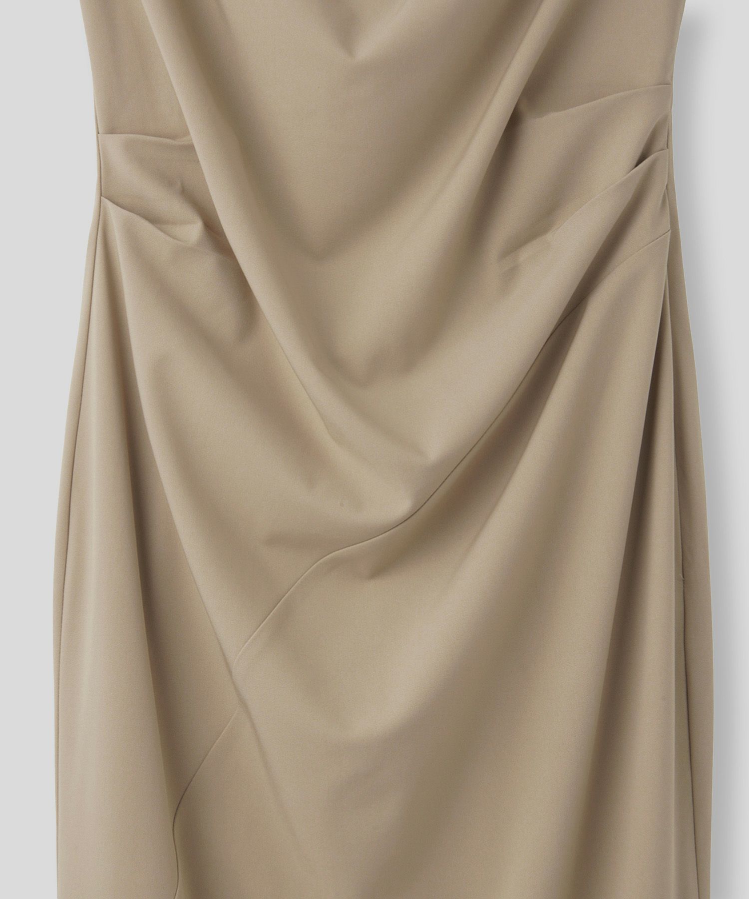 アシンメトリー ドレープ キャミ ワンピース KINO THE KEI