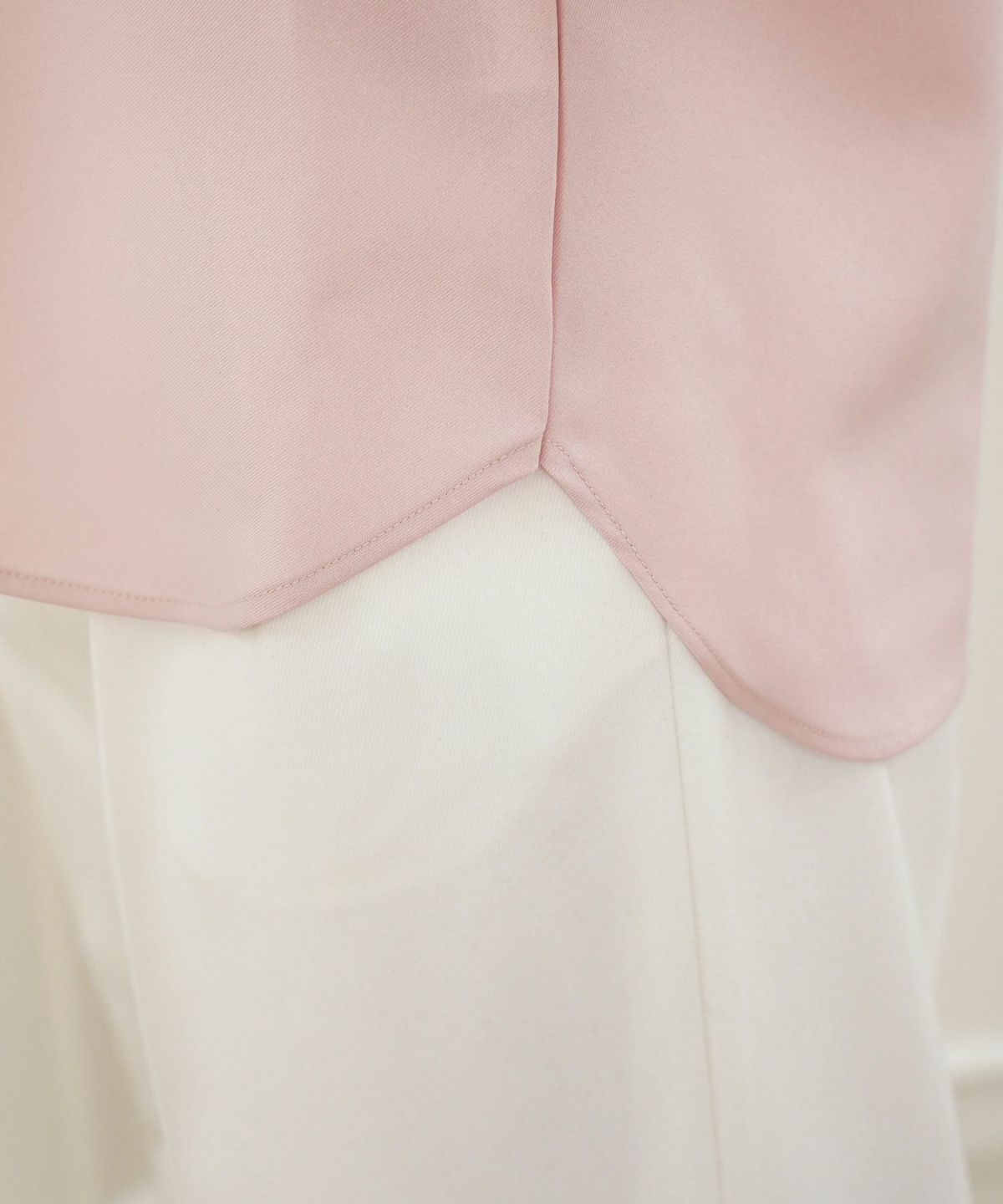 ウォッシャブル レディース トップス きれいめ オフィス 春秋 入卒 式 大人 上品 ジョイントスペース