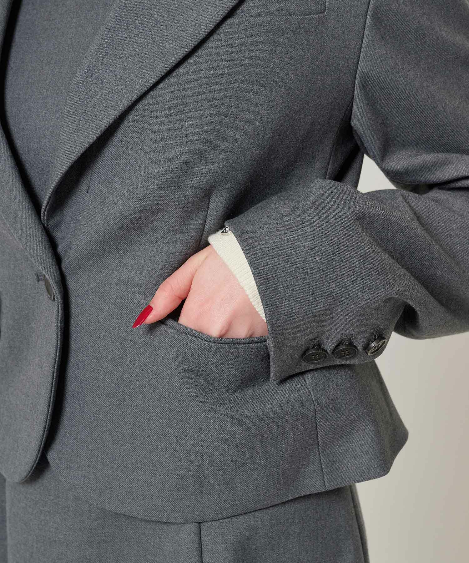 コンパクト テーラードジャケット TINA：JOJUN 全2色｜tnj211-1004【2