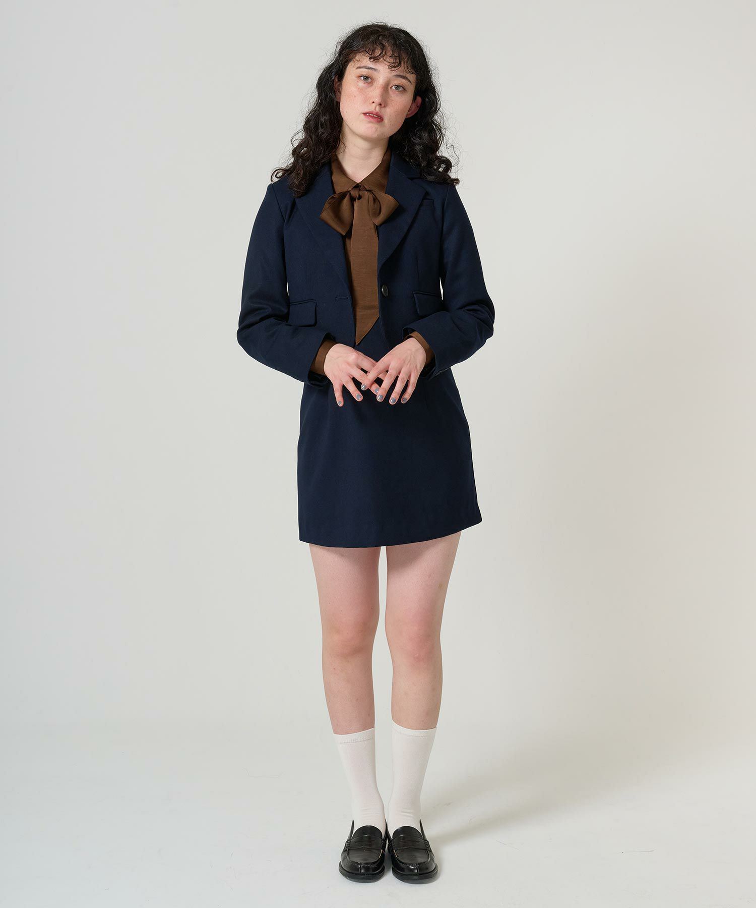 コンパクト テーラードジャケット TINA：JOJUN 全2色｜tnj211-1004【2