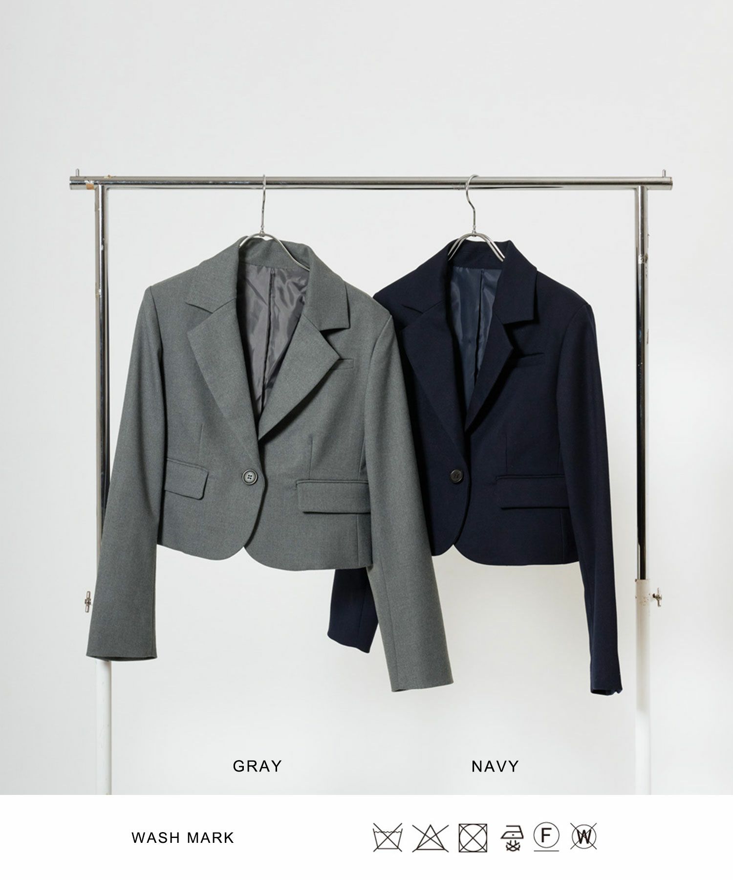 コンパクト テーラードジャケット TINA：JOJUN 全2色｜tnj211-1004【2