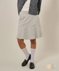 フェイクスエード/スカート/ボトムス/ひざ丈