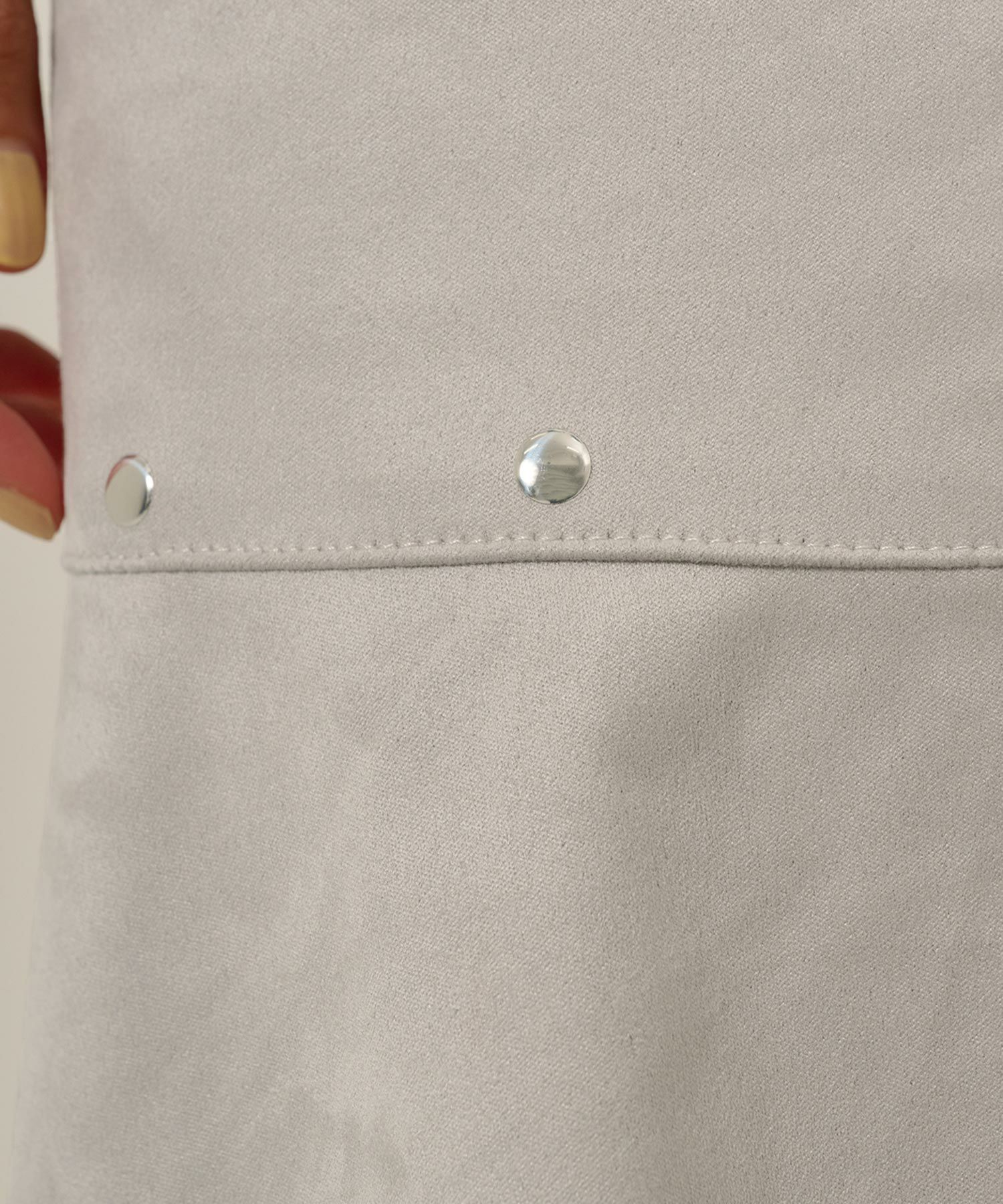 フェイクスエード/スカート/ボトムス/ひざ丈