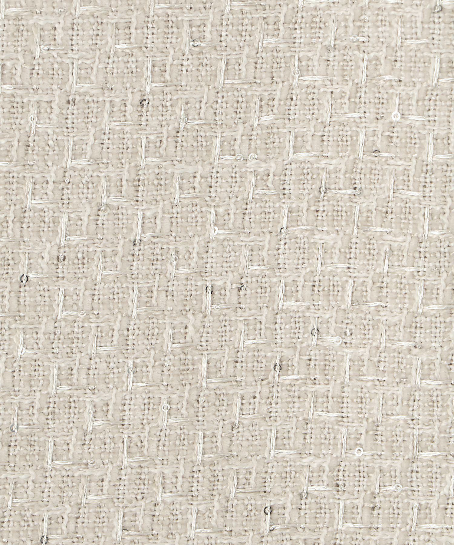 ツイード フリルヘム スパンコール チェック 上品 ミニ丈 グレーミックス/ベージュ/ブラック/M