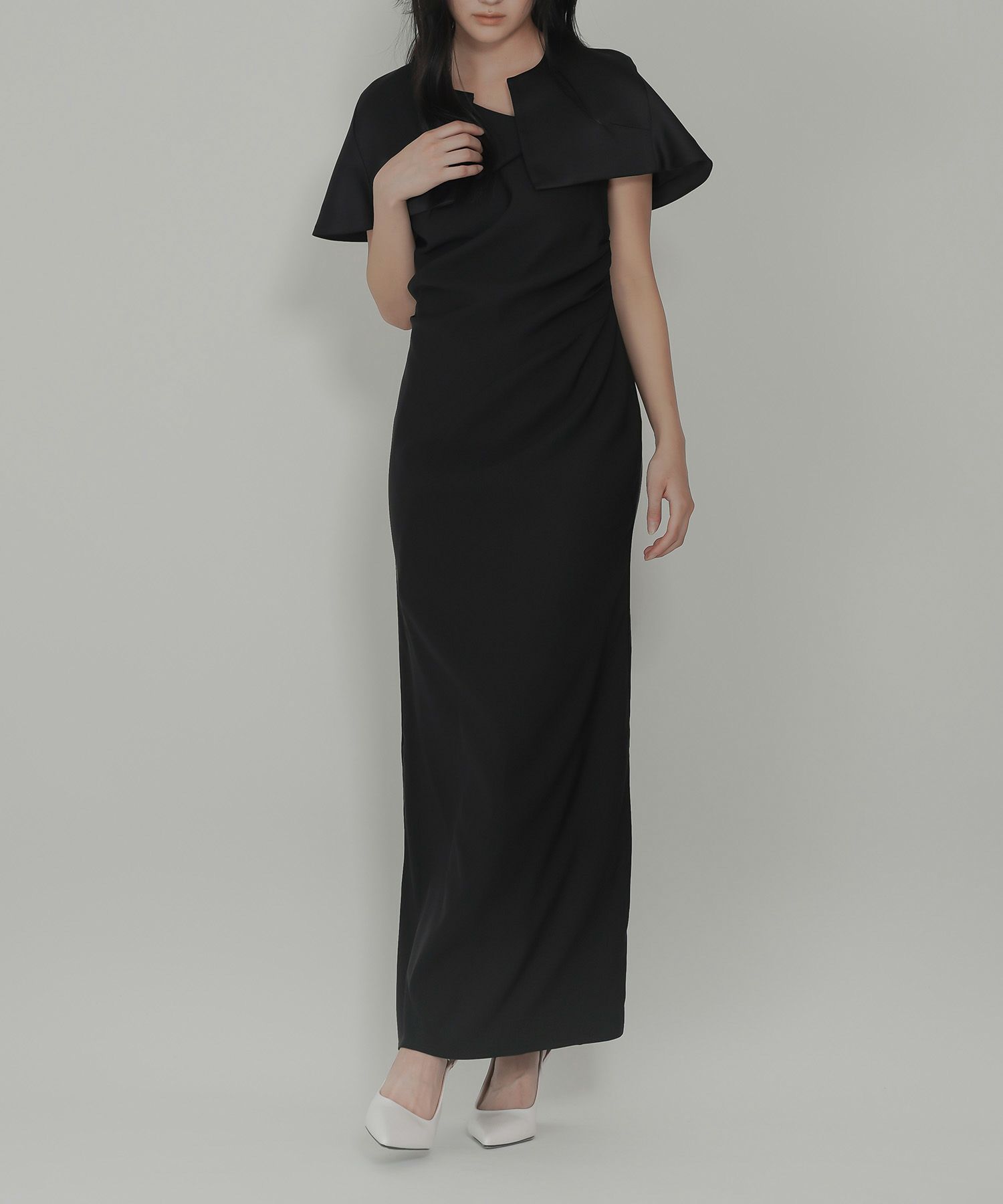 サテン ケープ ジャケット KINO THE KEI