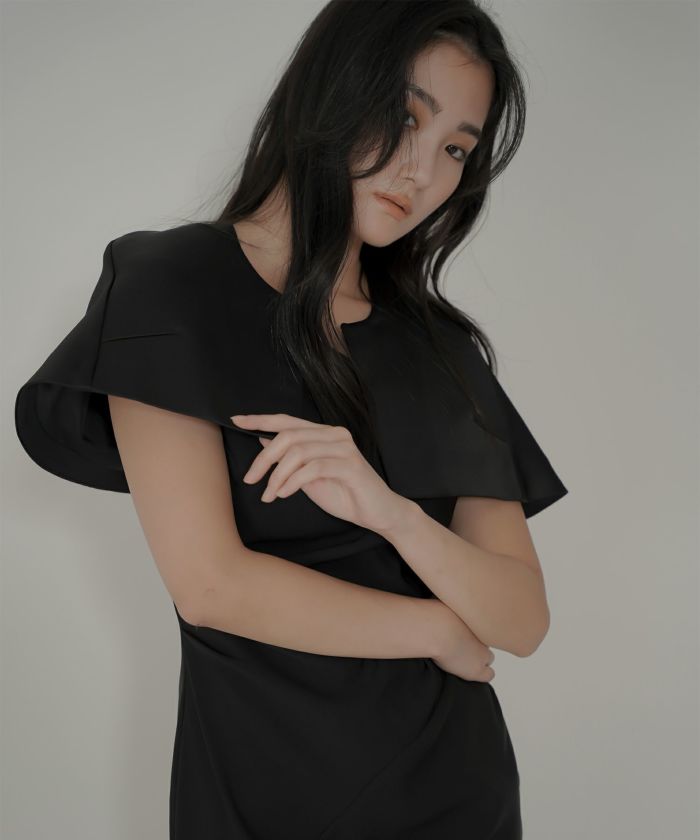 サテン ケープ ジャケット KINO THE KEI