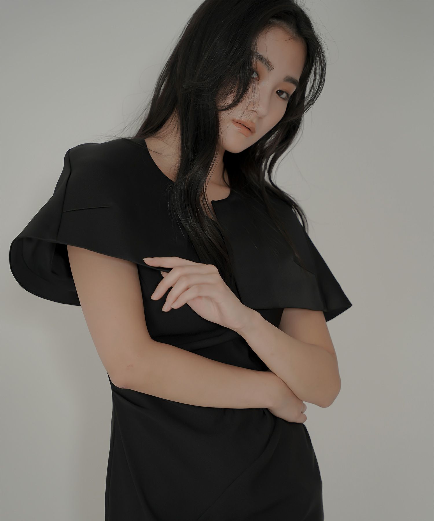 サテン ケープ ジャケット KINO THE KEI