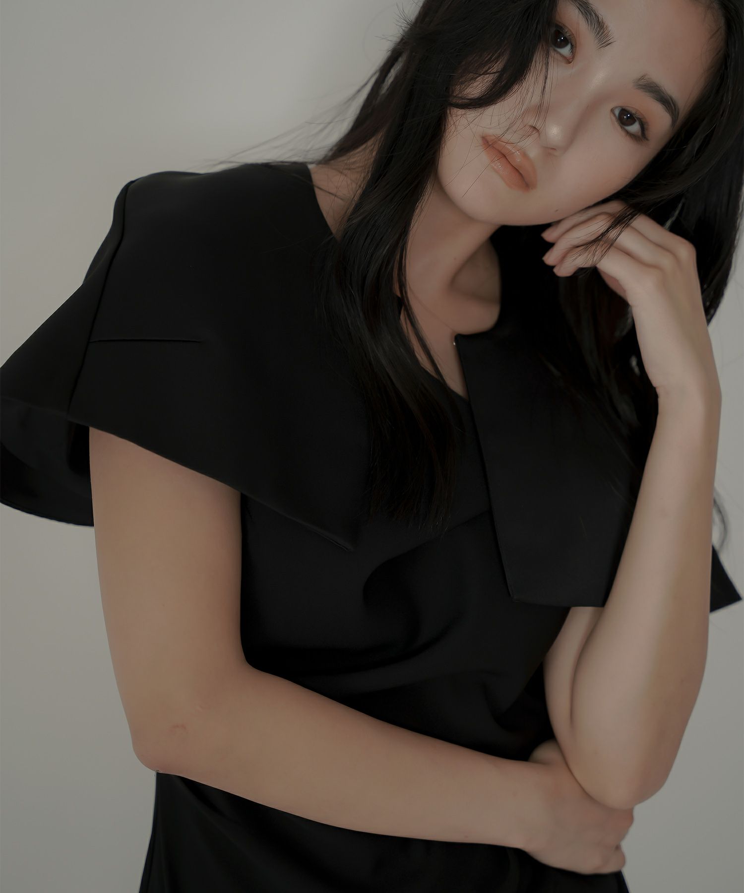 サテン ケープ ジャケット KINO THE KEI