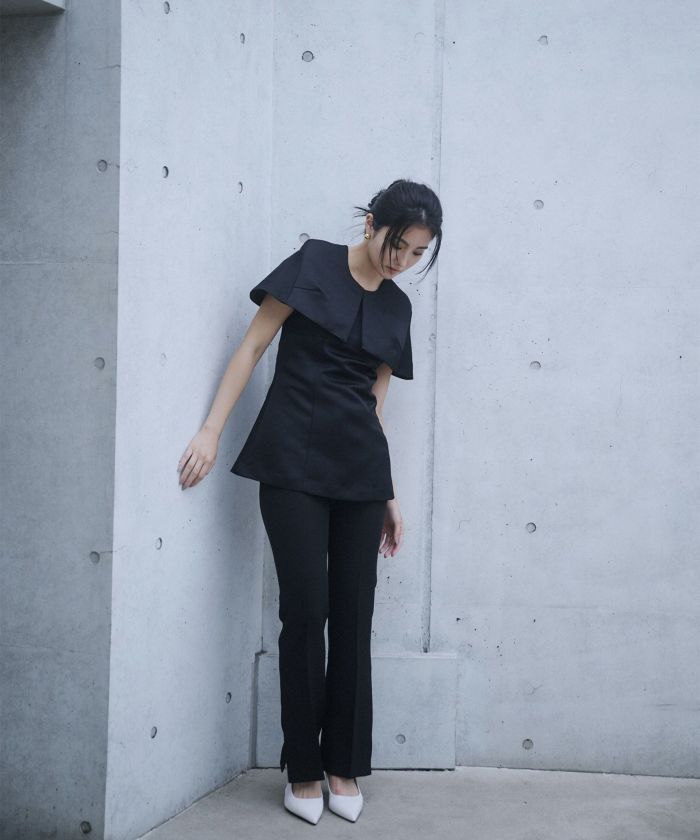 サテン ケープ ジャケット KINO THE KEI