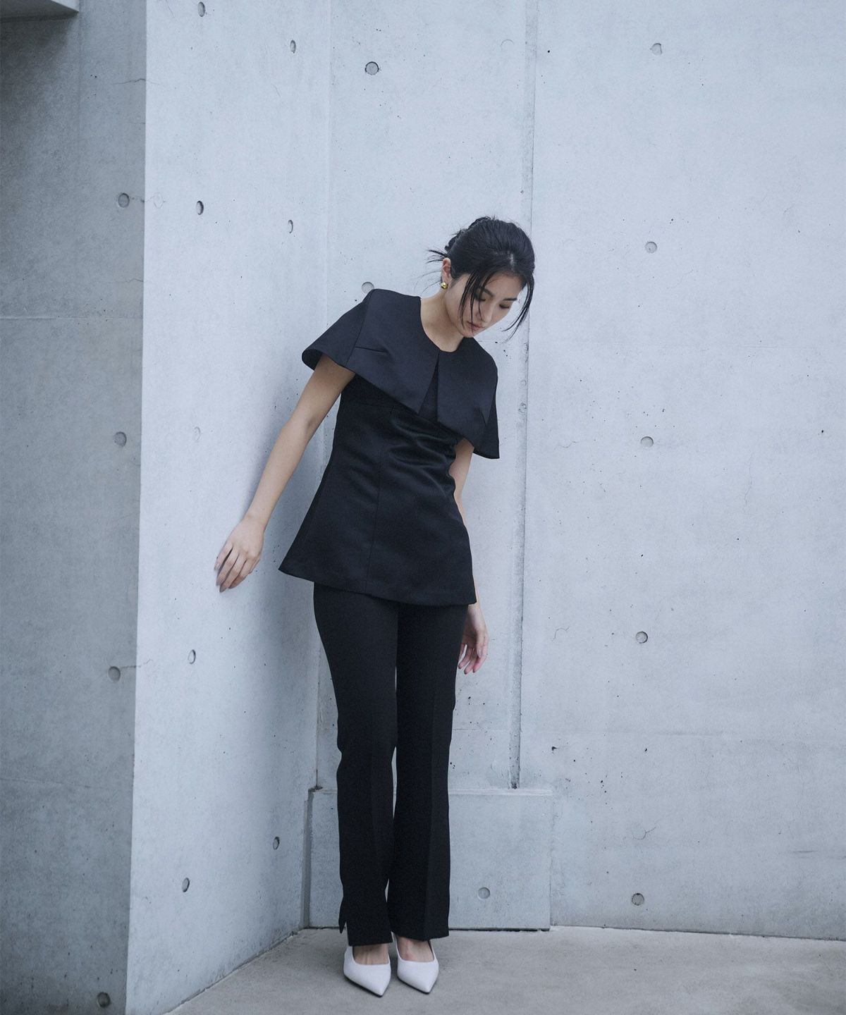 サテン ケープ ジャケット KINO THE KEI