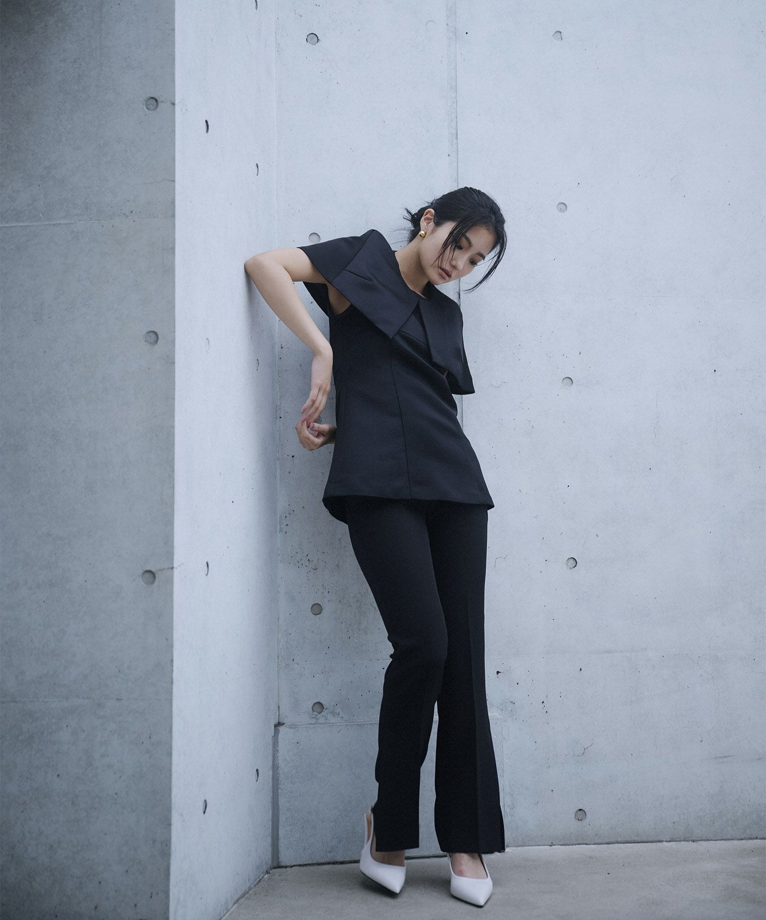 サテン ケープ ジャケット KINO THE KEI