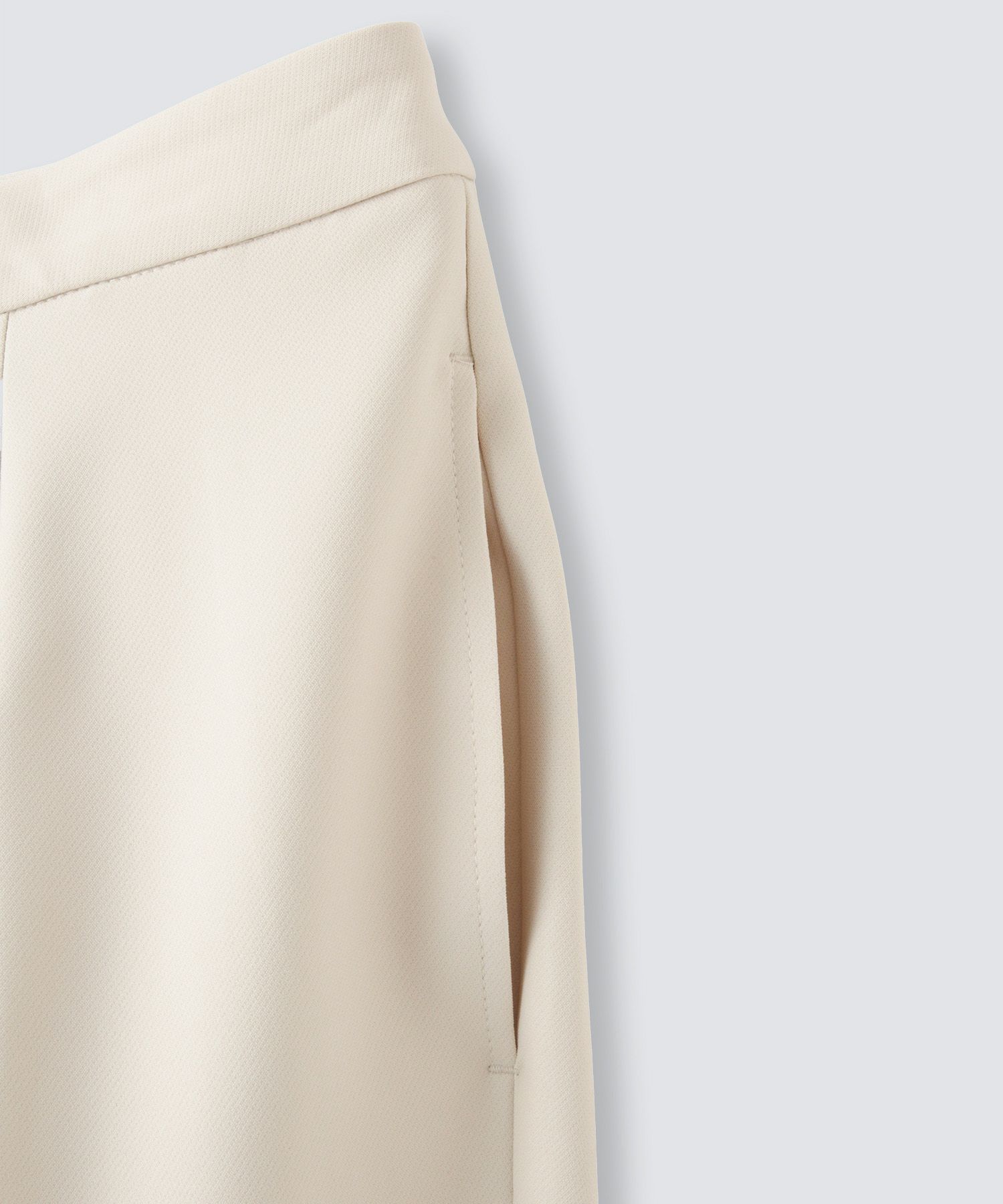 裾 スリット スラックス パンツ KINO THE KEI