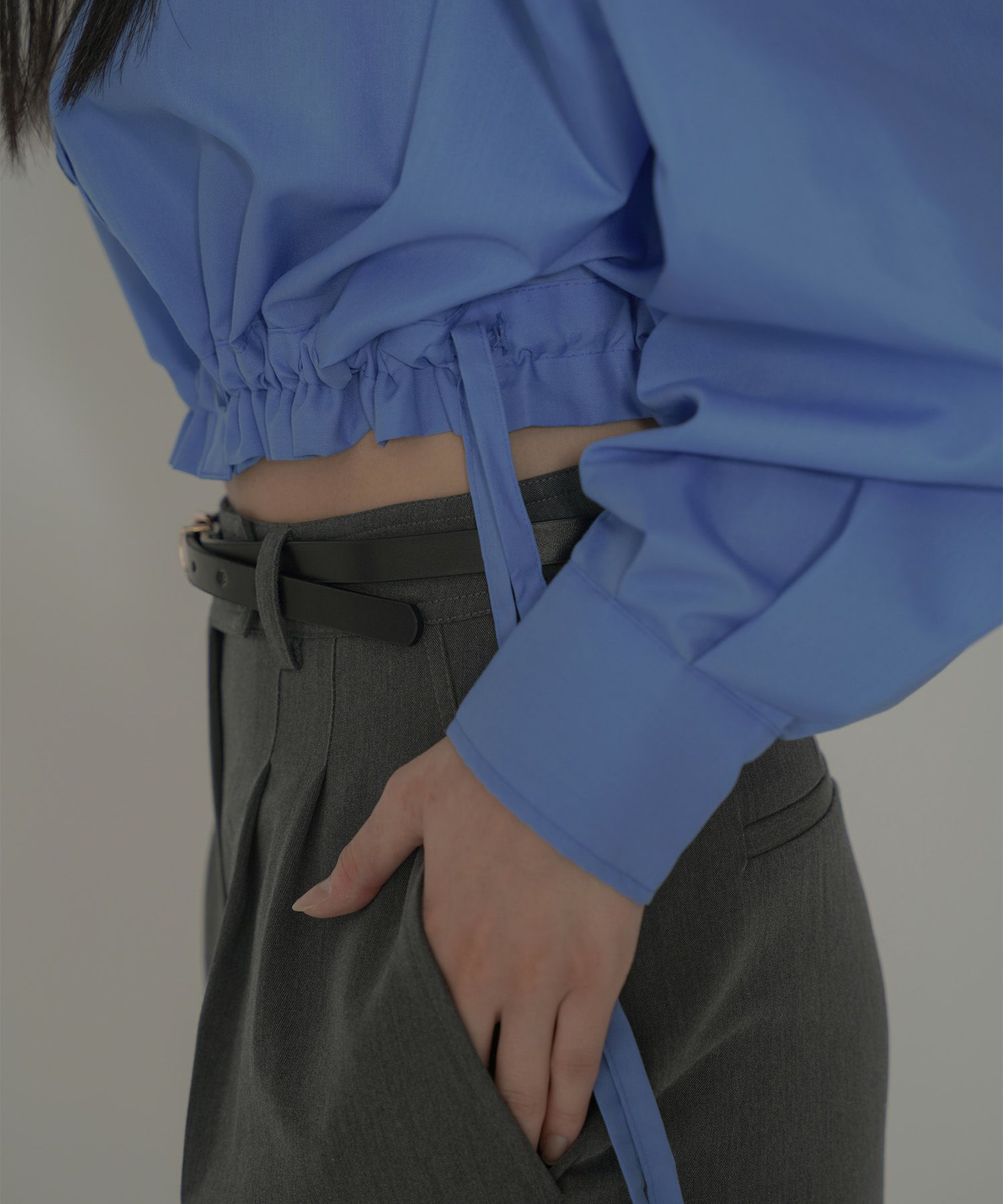 ショート ギャザー シャツ KINO THE KEI