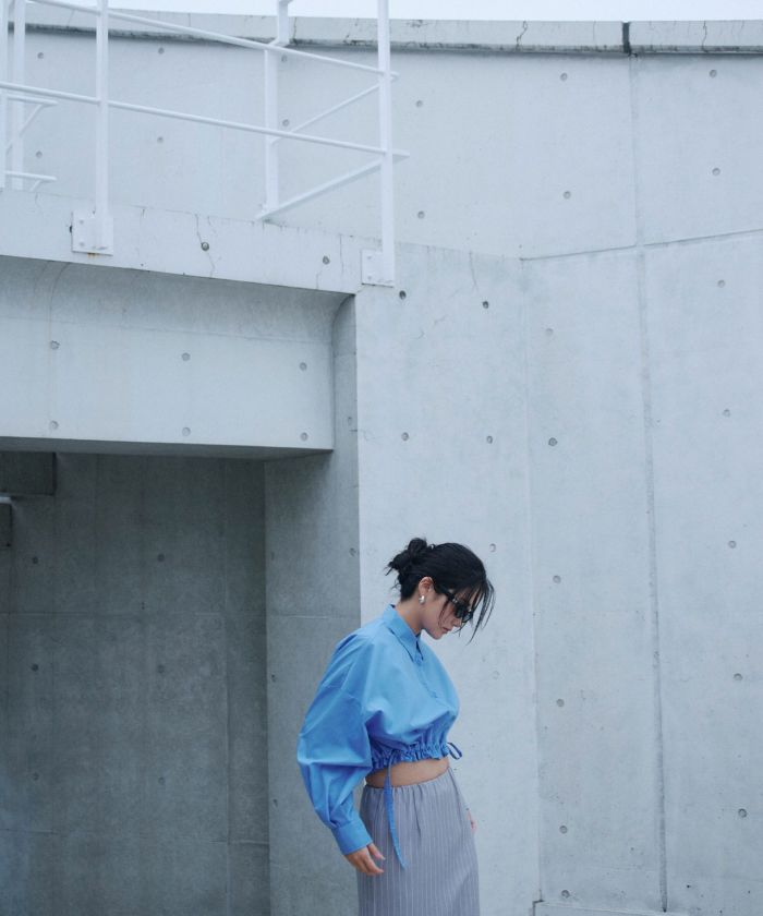 ショート ギャザー シャツ KINO THE KEI