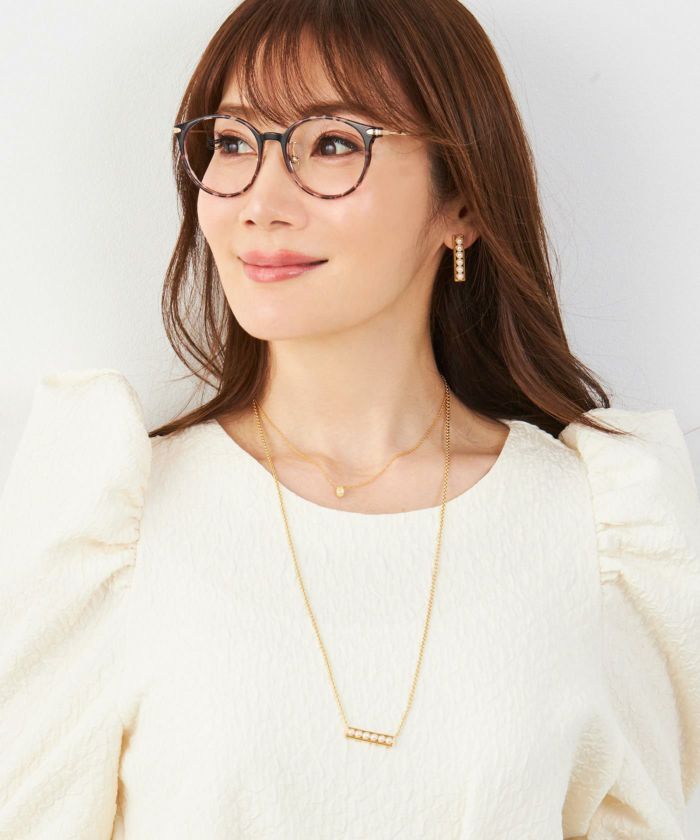 パール レクタングル ネックレス Pearl Rectangle Necklace