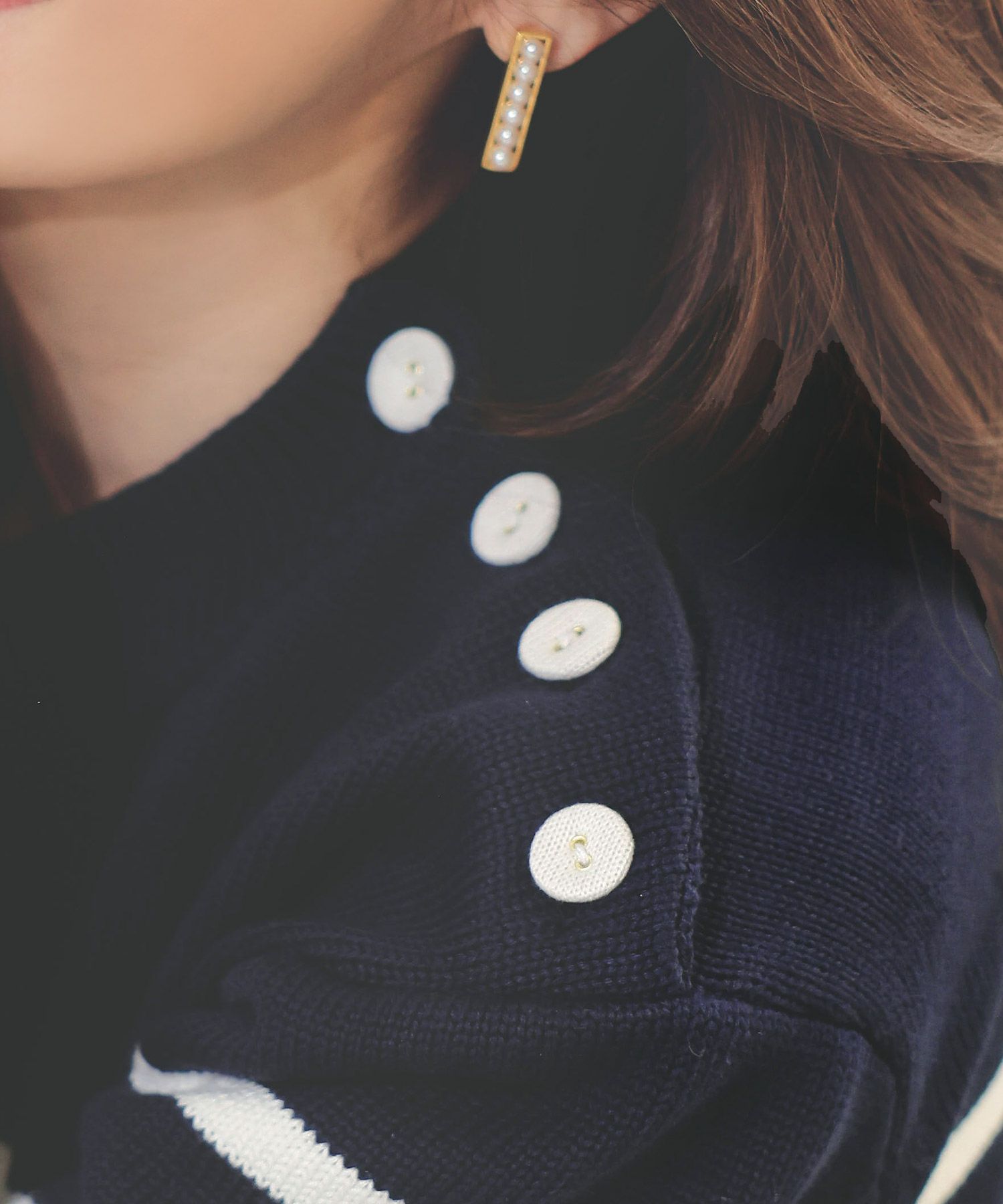 手洗い可トップスレディースニット春秋かわいいオフィスきれいめピンク大人ジョイントスペース