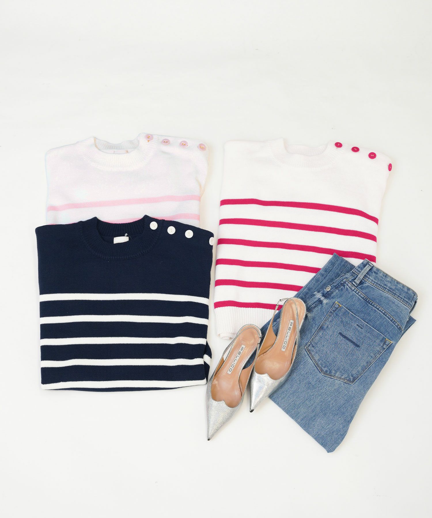 手洗い可トップスレディースニット春秋かわいいオフィスきれいめピンク大人ジョイントスペース